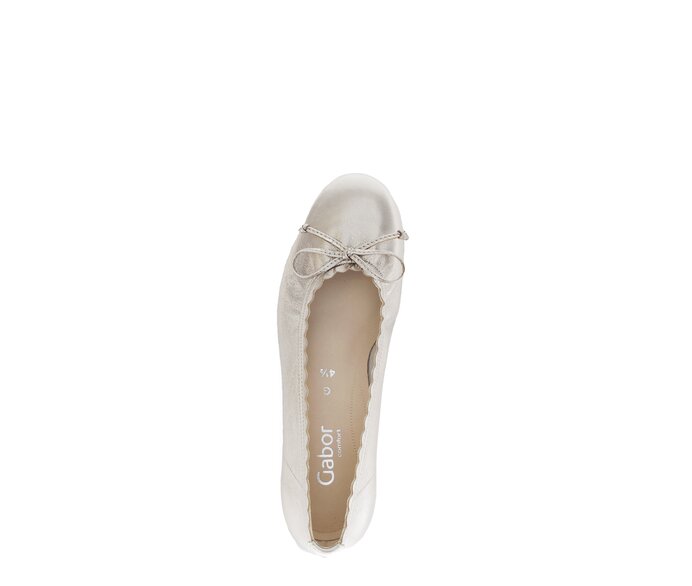 Gabor Eleganter Ballerina Gold - Effektleder