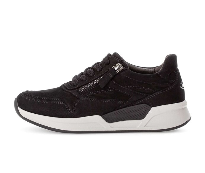 Gabor Sneaker Low Schwarz - Rauleder