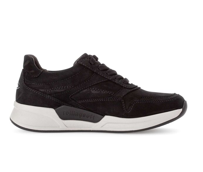 Gabor Sneaker Low Schwarz - Rauleder