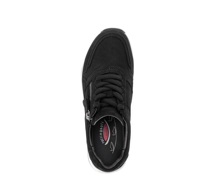Gabor Sneaker Low Schwarz - Rauleder