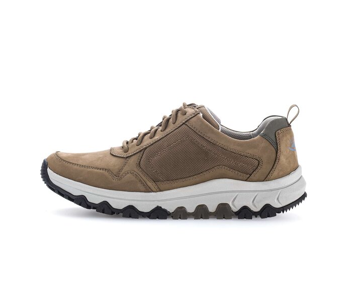 Gabor Rollingsoft Sneaker Low Braun - Materialmix Leder/Textil