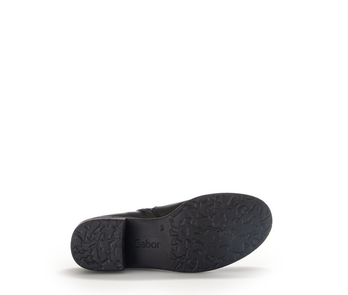 Gabor Elegante Stiefelette Schwarz - Glattleder