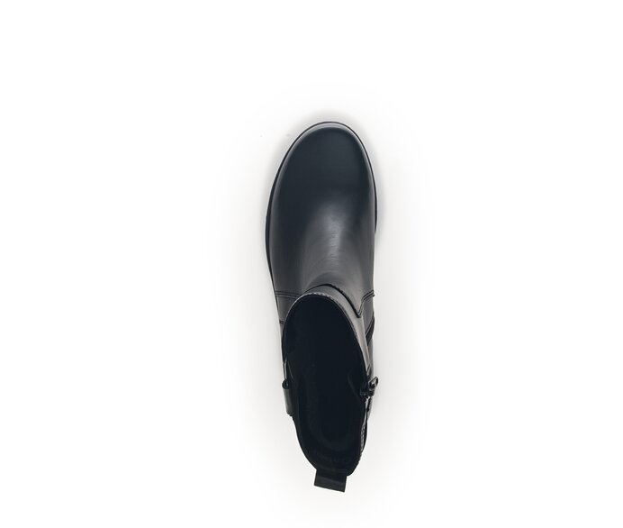Gabor Elegante Stiefelette Schwarz - Glattleder