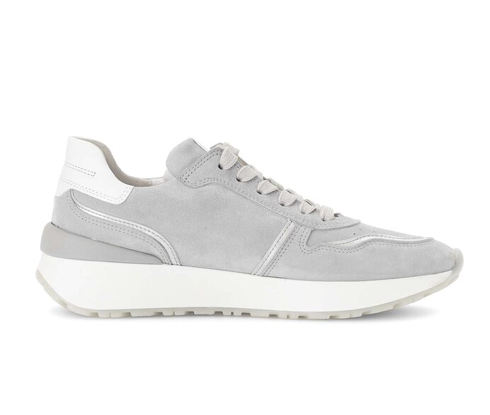 Gabor Sneaker Low Grau - Materialmix Leder