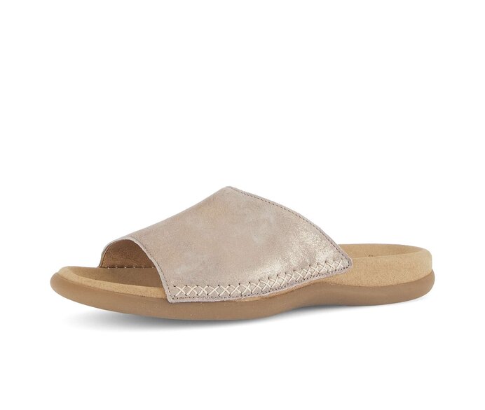 Gabor Pantolette Beige - Effektleder