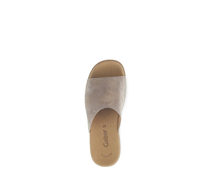 Gabor Pantolette Beige - Effektleder