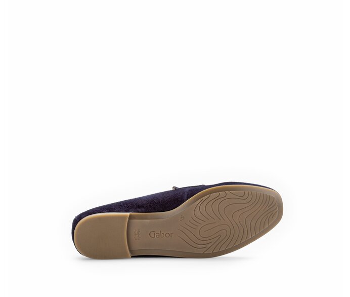 Gabor Slipper Blau - Rauleder