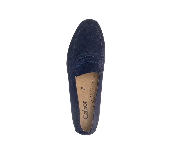 Gabor Slipper Blau - Rauleder