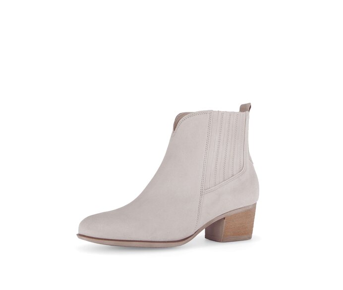 Gabor Elegante Stiefelette Beige - Rauleder