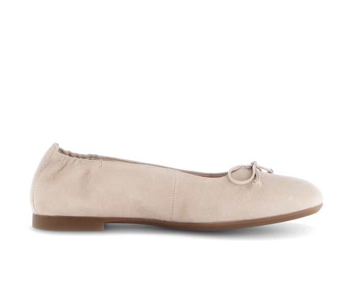 Gabor Eleganter Ballerina Beige - Rauleder