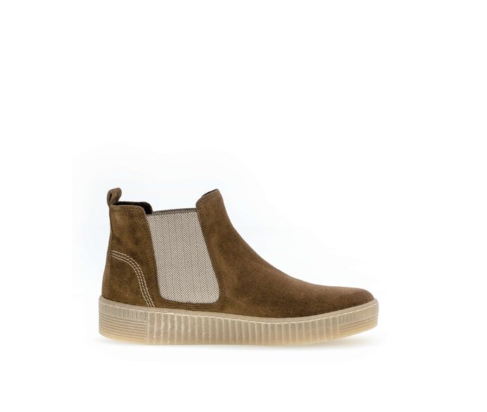 Gabor Chelsea Boot Braun - Rauleder
