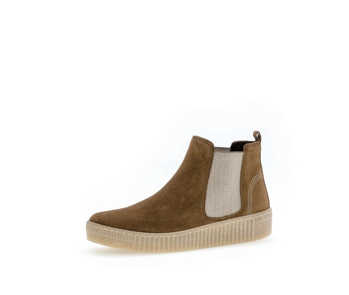 Gabor Chelsea Boot Braun - Rauleder