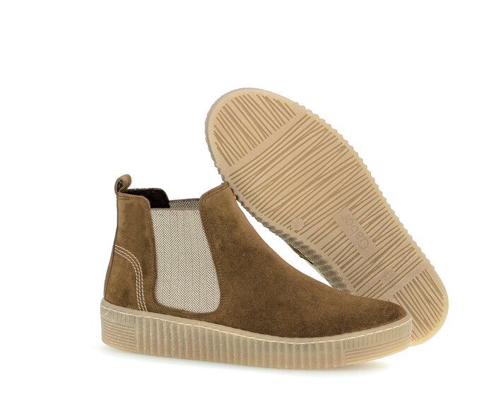Gabor Chelsea Boot Braun - Rauleder