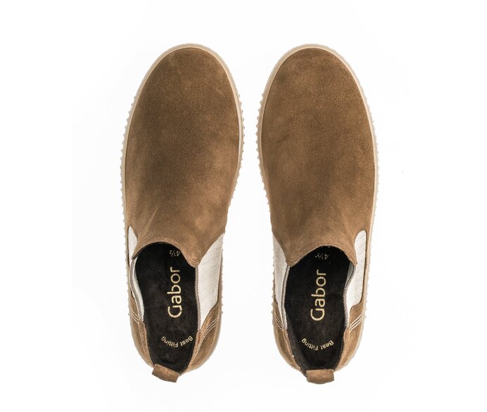 Gabor Chelsea Boot Braun - Rauleder