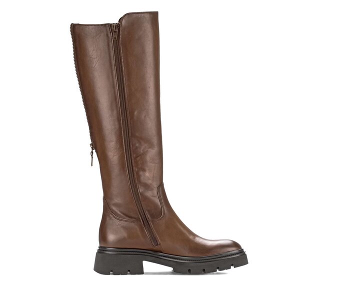 Gabor Sportlicher Stiefel Braun - Materialmix Leder/Lederimitat