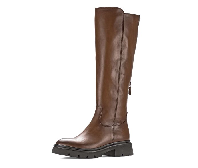 Gabor Sportlicher Stiefel Braun - Materialmix Leder/Lederimitat
