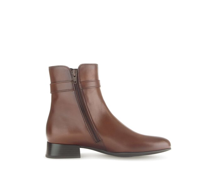 Gabor Elegante Stiefelette Braun - Glattleder