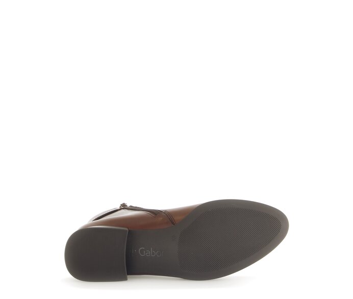 Gabor Elegante Stiefelette Braun - Glattleder