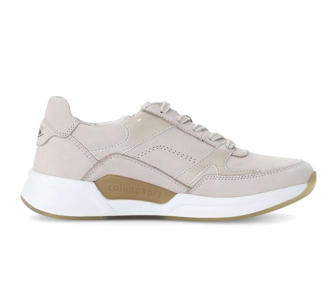 Gabor Sneaker Low Beige - Rauleder
