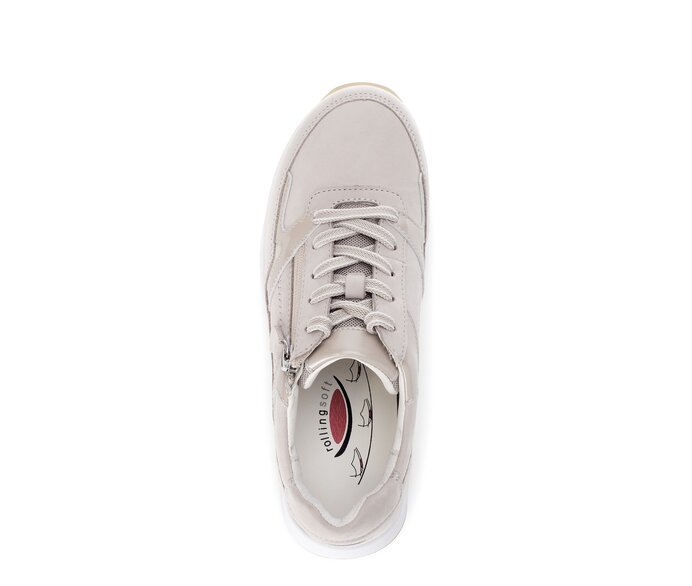 Gabor Sneaker Low Beige - Rauleder