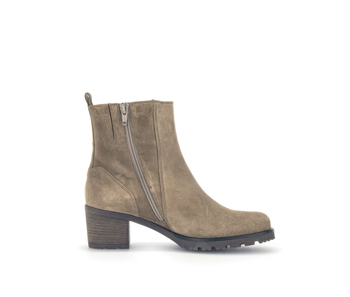Gabor Sportliche Stiefelette Braun - Rauleder