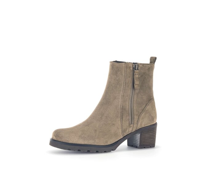 Gabor Sportliche Stiefelette Braun - Rauleder