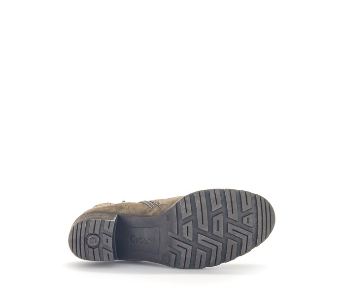 Gabor Sportliche Stiefelette Braun - Rauleder