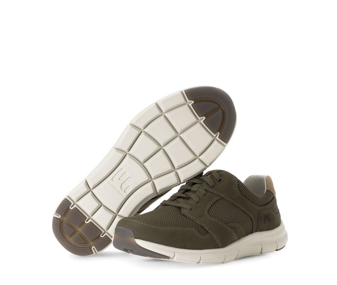 Pius Gabor Sneaker Low Grün - Materialmix Leder/Textil