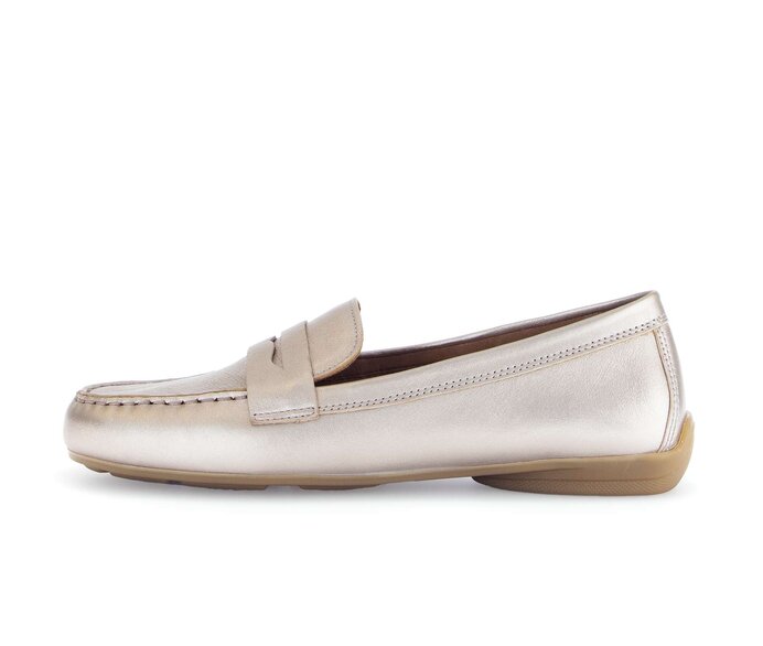 Gabor Slipper Gold - Effektleder
