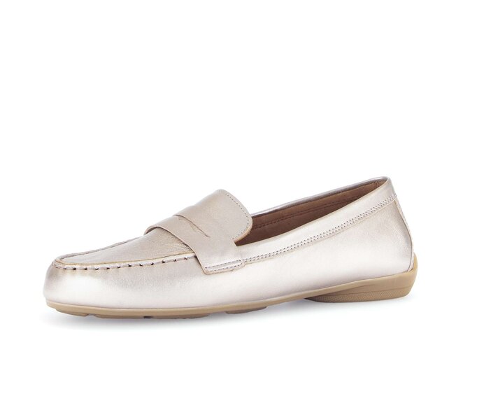 Gabor Slipper Gold - Effektleder