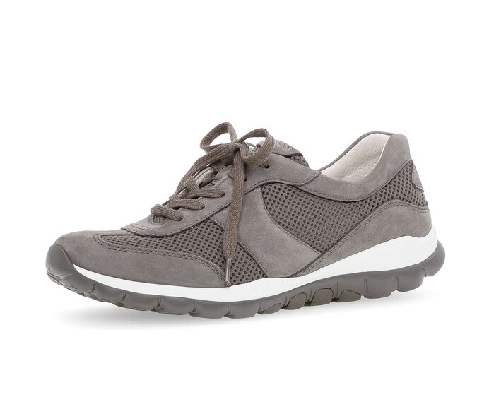 Gabor Sneaker Low Grau - Materialmix Leder/Lederimitat