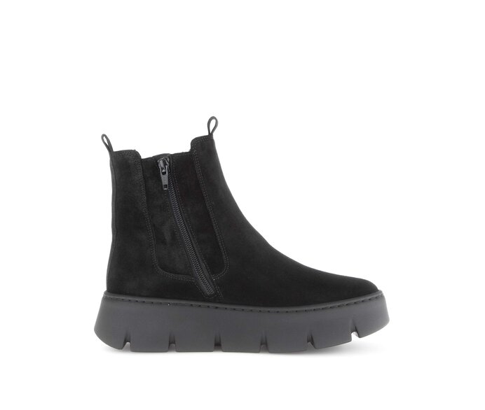 Gabor Chelsea Boot Schwarz - Rauleder
