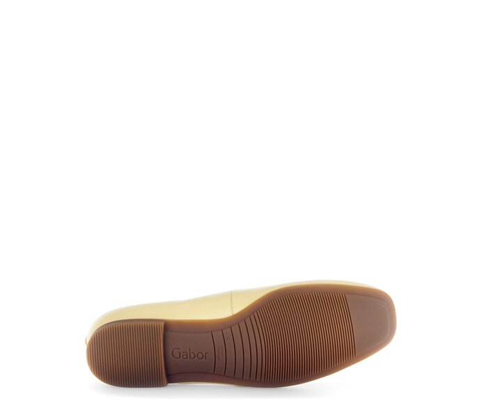 Gabor Eleganter Ballerina Gelb - Glattleder