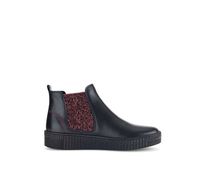 Gabor Chelsea Boot Schwarz - Glattleder