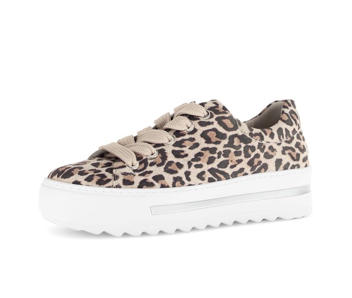 Gabor Sneaker Low Beige - Effektleder