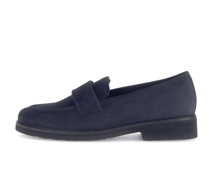 Gabor Slipper Blau - Rauleder