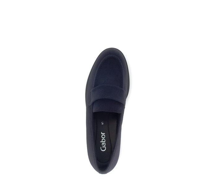 Gabor Slipper Blau - Rauleder