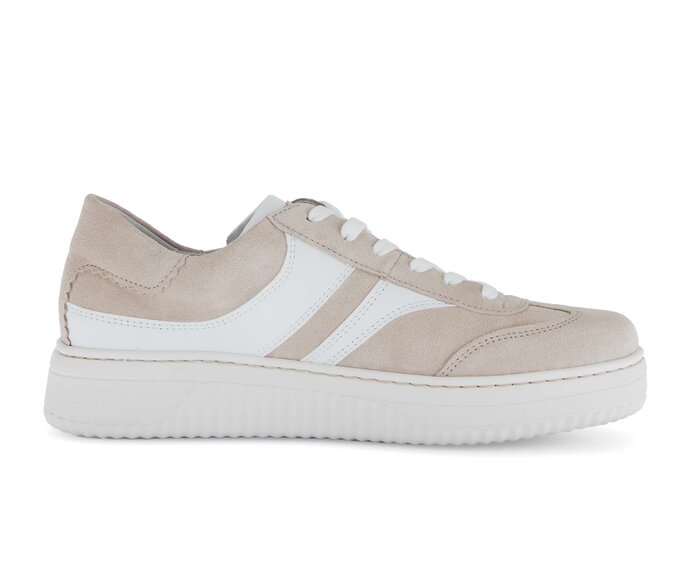 Gabor Sneaker Low Beige - Rauleder