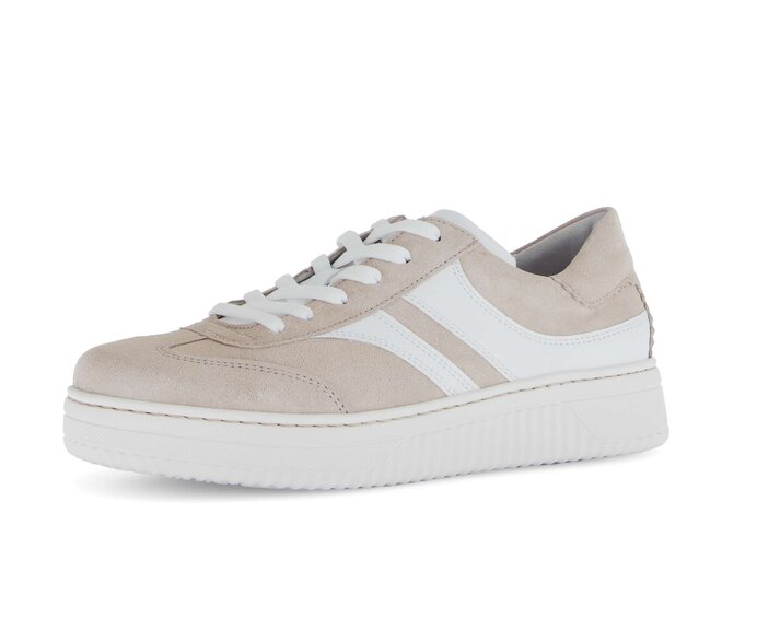 Gabor Sneaker Low Beige - Rauleder