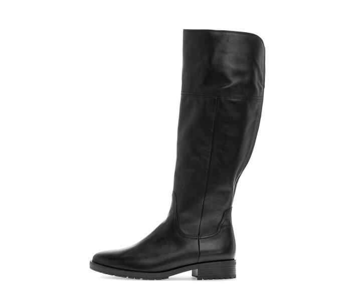 Gabor Sportlicher Stiefel Schwarz - Glattleder