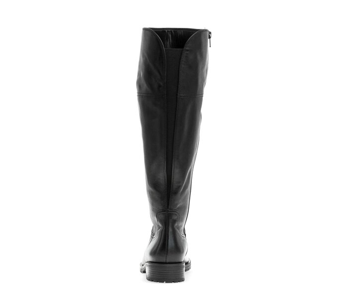 Gabor Sportlicher Stiefel Schwarz - Glattleder