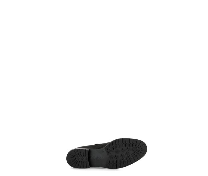 Gabor Sportlicher Stiefel Schwarz - Glattleder