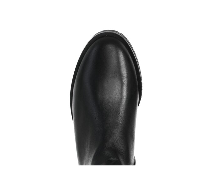 Gabor Sportlicher Stiefel Schwarz - Glattleder