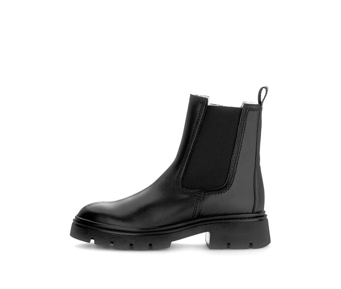 Gabor Chelsea Boot Schwarz - Glattleder