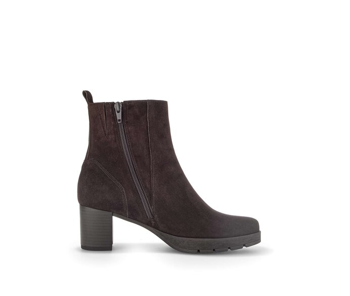 Gabor Sportliche Stiefelette Braun - Rauleder