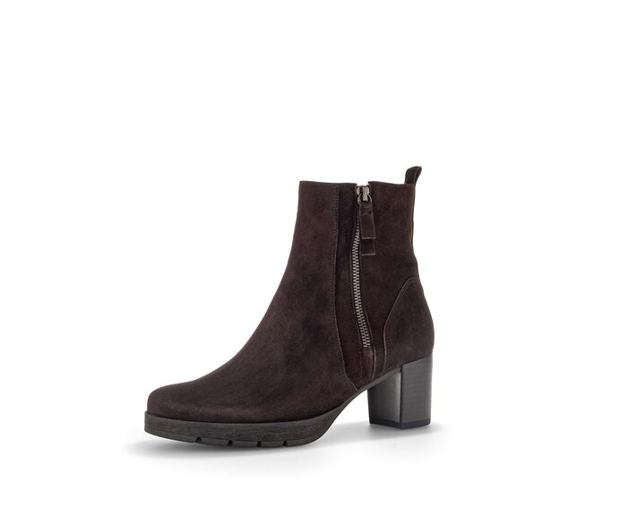 Gabor Sportliche Stiefelette Braun - Rauleder