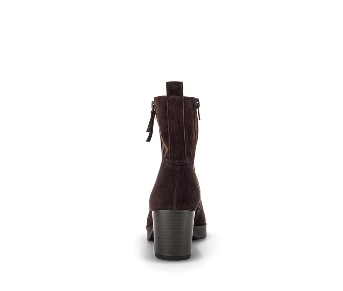 Gabor Sportliche Stiefelette Braun - Rauleder