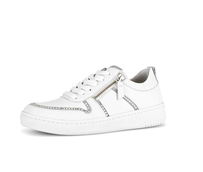 Gabor Sneaker Low Weiß - Glattleder