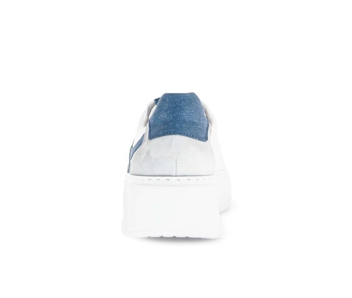 Gabor Sneaker Low Weiß - Materialmix Leder