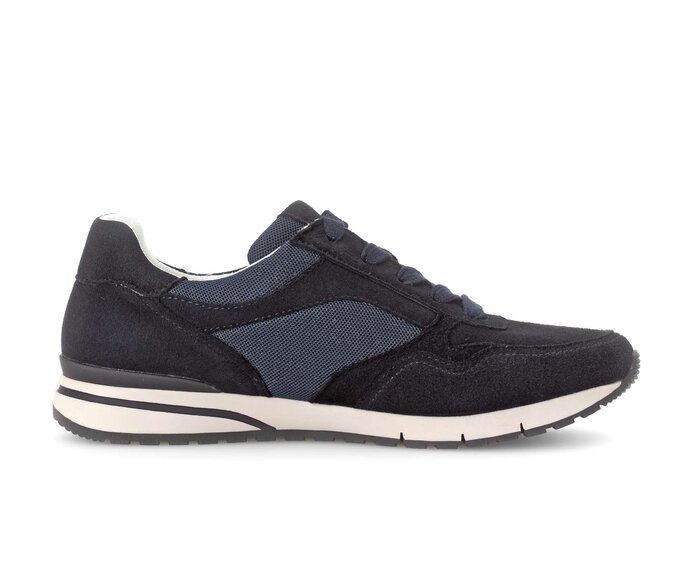 Gabor Sneaker Low Blau - Materialmix Leder/Lederimitat